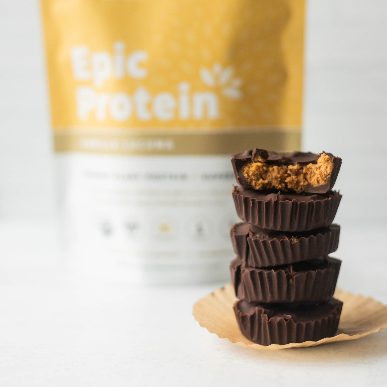 Pumpkin Protein Chocolate Cups