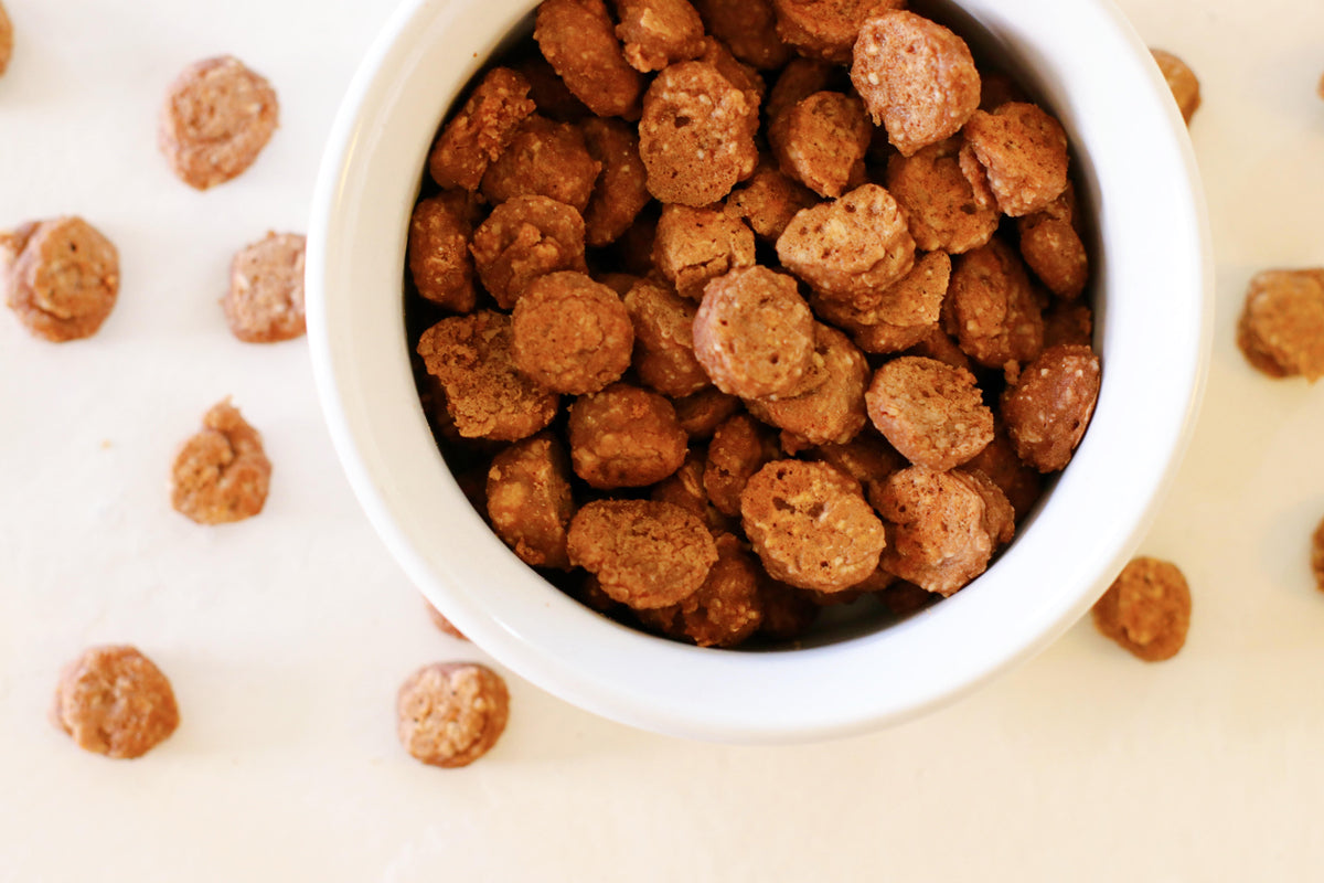 Mini Chocolate Protein Pancake Cereal