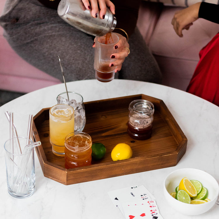 Girls Pouring Colorfuel Mocktails