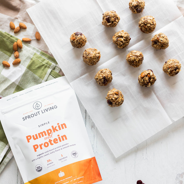 Cranberry Bites with Pumpkin Seed Protein