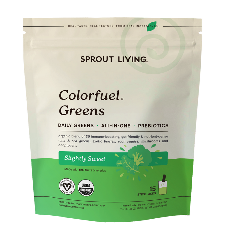 Colorfuel Greens Slightly Sweet, 15 CT (10g Sticks)