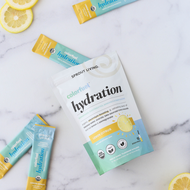 Colorfuel Hydration Lemon Citrus Stick Packs