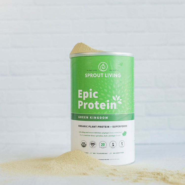 Epic Protein Green Kingdom 2lb Tub with Powder