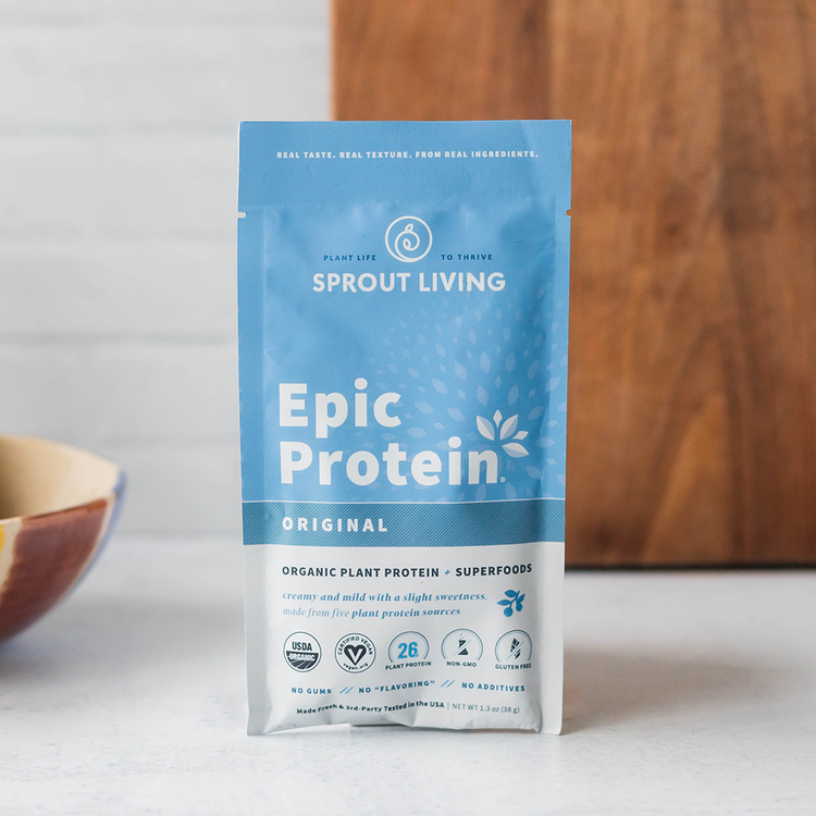 Epic Protein Original Single Serve Packet in Kitchen