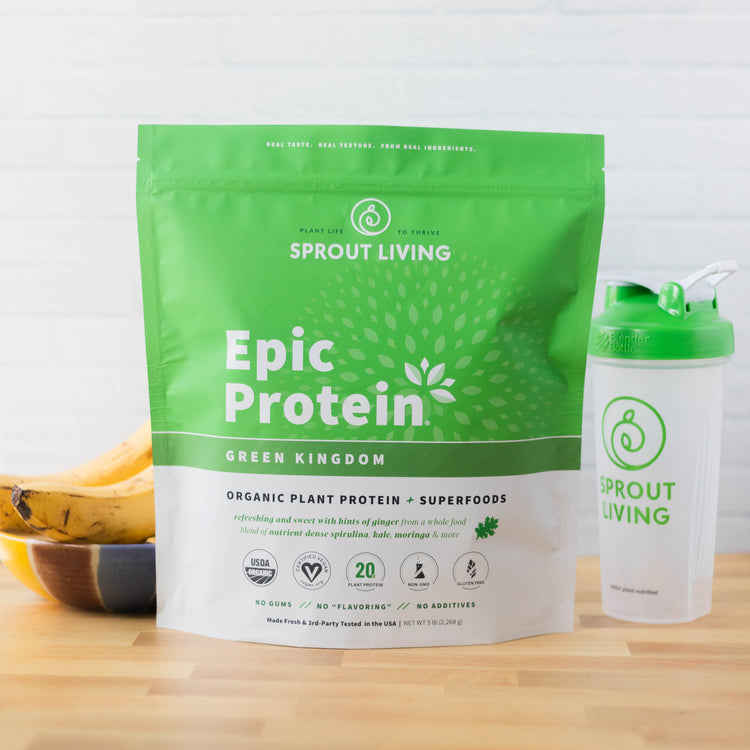 Epic Protein Green Kingdom 5lb bag in Kitchen