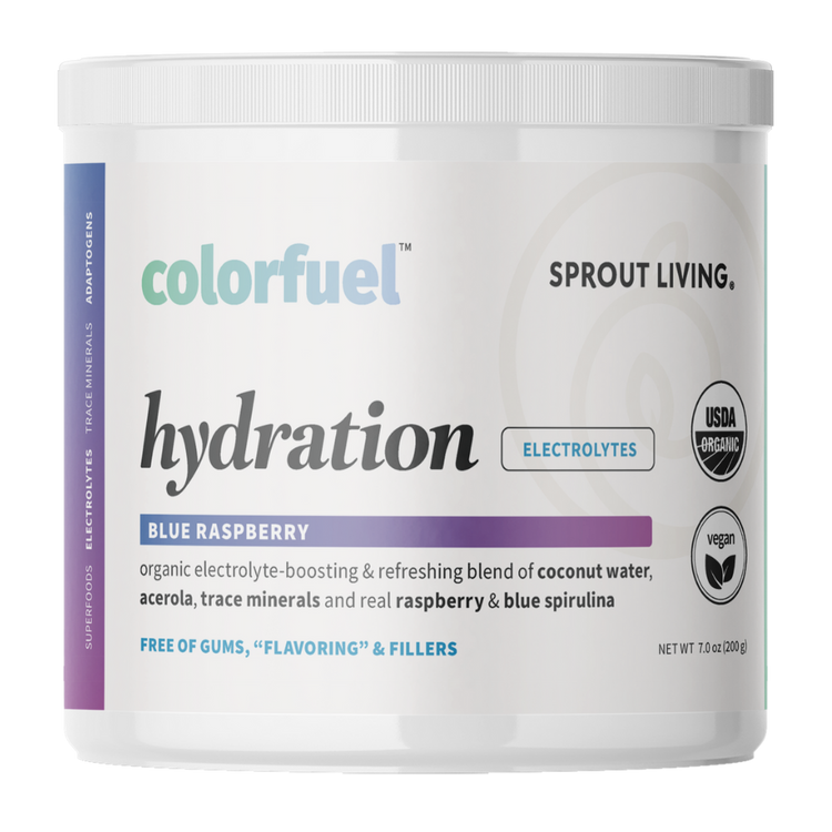 Colorfuel Blue Raspberry Hydration jar