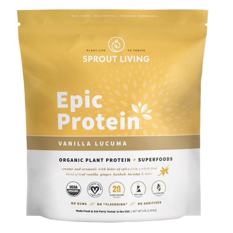 Epic Protein, Vanilla Lucuma, 5lb