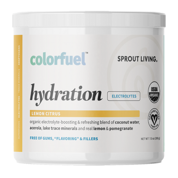 Colorfuel Lemon Citrus Hydration jar