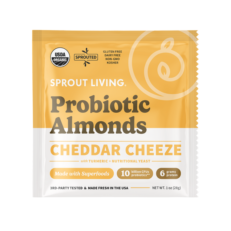 Probiotic Almonds, Cheddar Cheeze, Bulk