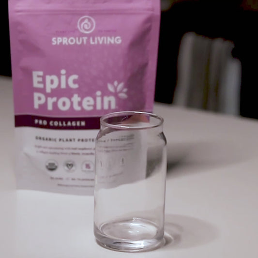 Epic Protein Pro Collagen Poured Into Glass Video