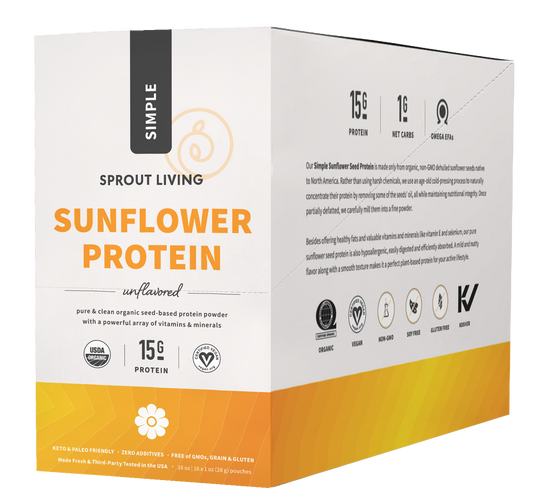 Simple Sunflower Seed Protein Display Box
