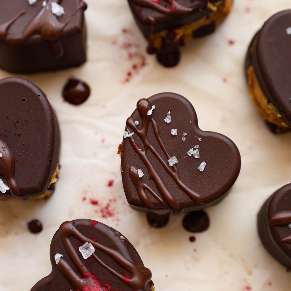 Heart Shaped Epic Protein Reeses Bites