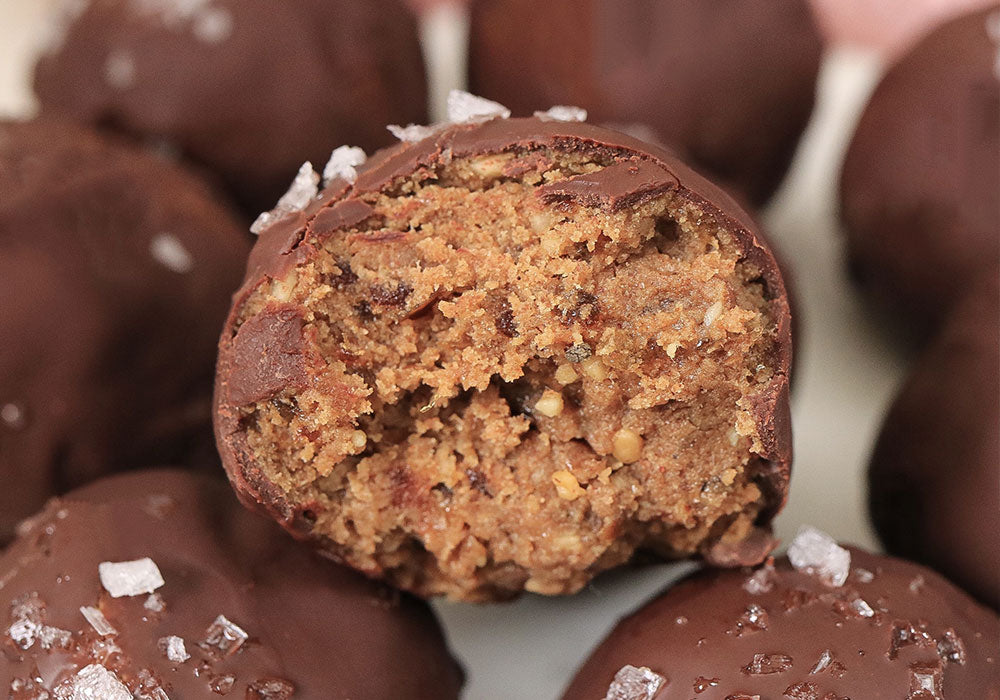 Chocolate Covered Protein Truffles