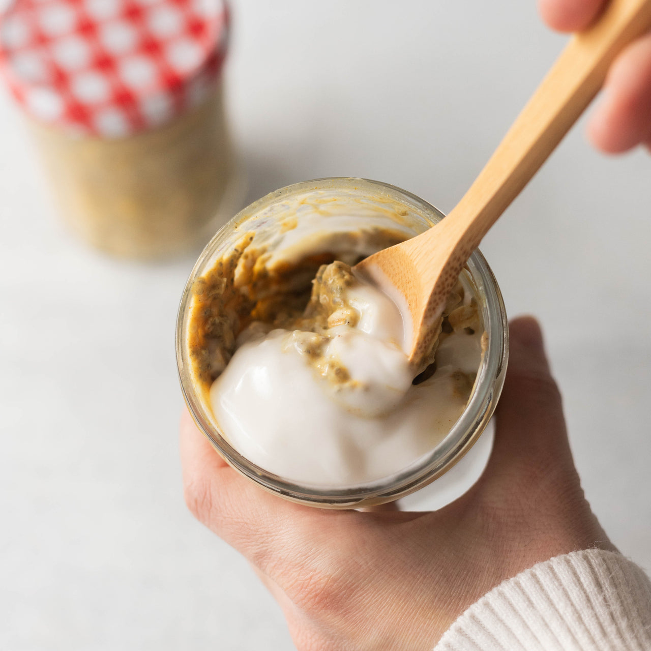 Golden Milk Overnight Protein Oats