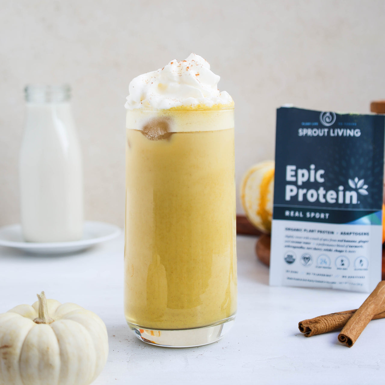 Iced Protein Pumpkin Spice Latte