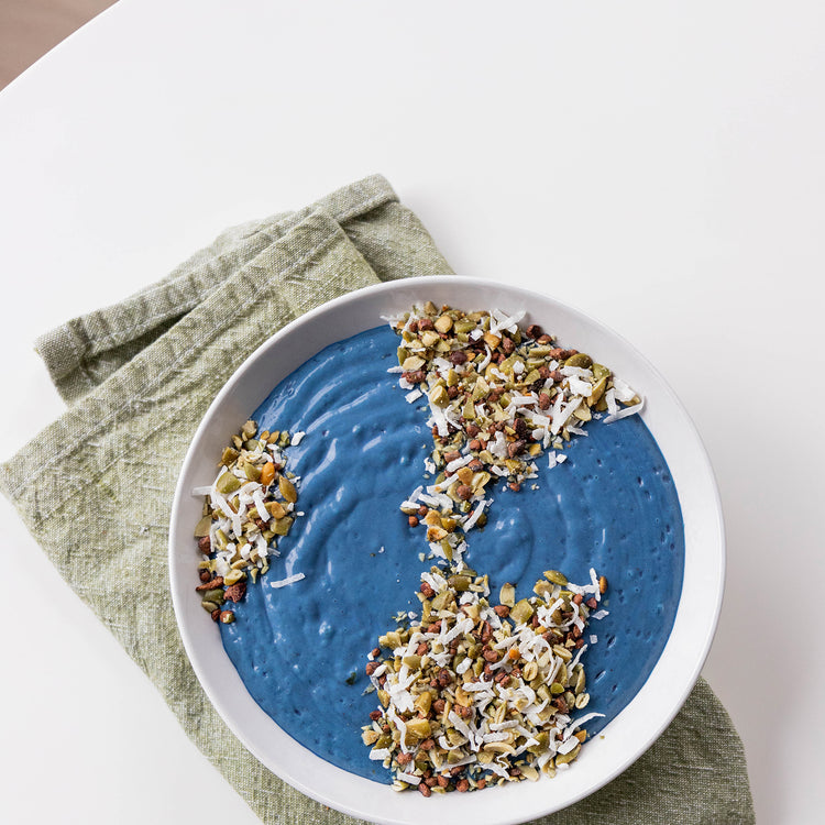 Blue Earth Smoothie Bowl in Kitchen