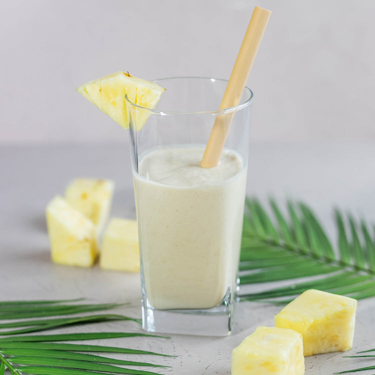 Epic Protein Pina Colada Smoothie in Glass