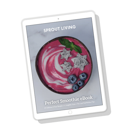 Smoothie Recipe Book on Tablet