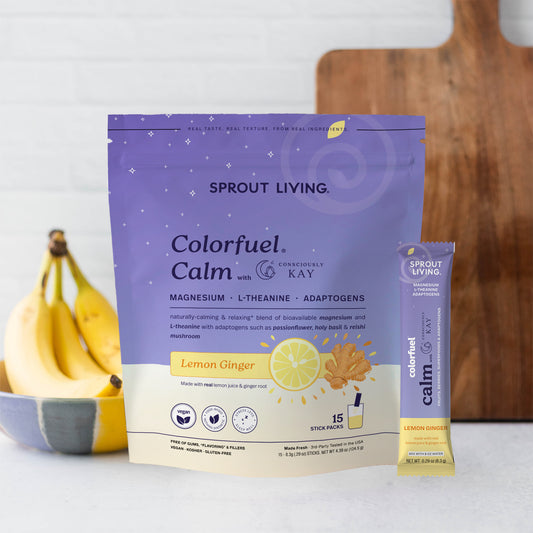 Colorfuel Calm Lemon Ginger, 15 CT (8.3g Sticks)