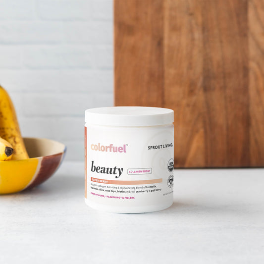 Colorfuel Beauty Jar In Kitchen