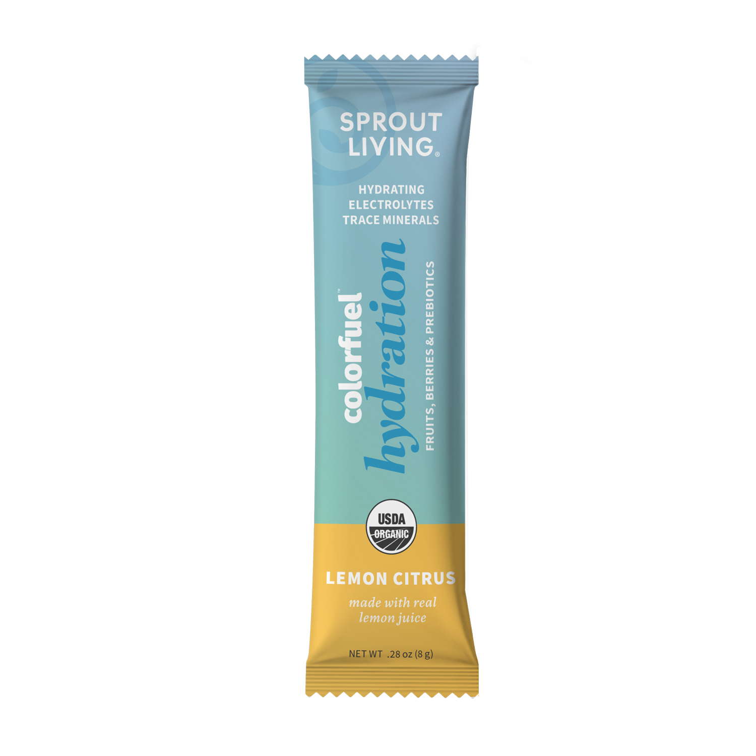Colorfuel Hydration Lemon Citrus, 8g - Sprout Living