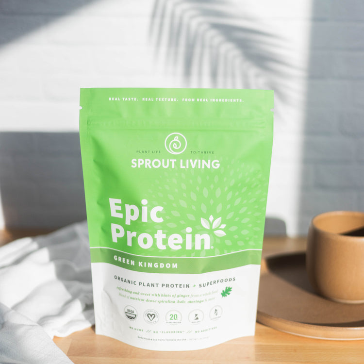 Epic Protein Green Kingdom 1lb bag in Kitchen