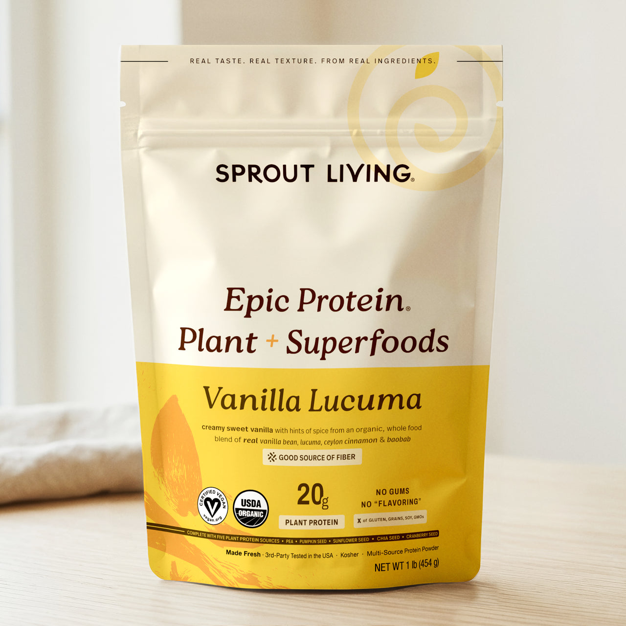 Epic Protein, Vanilla Lucuma, 1lb