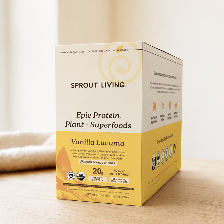 Epic Protein, Vanilla Lucuma, Box (16 singles)