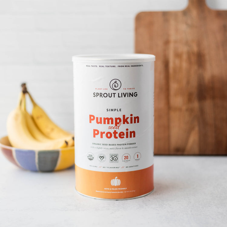 Simple Pumpkin Seed Protein 2lb tub in Kitchen