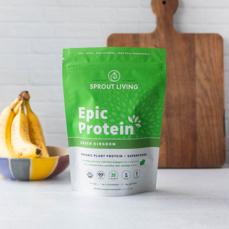 Epic Protein Green Kingdom 1lb Bag In Kitchen