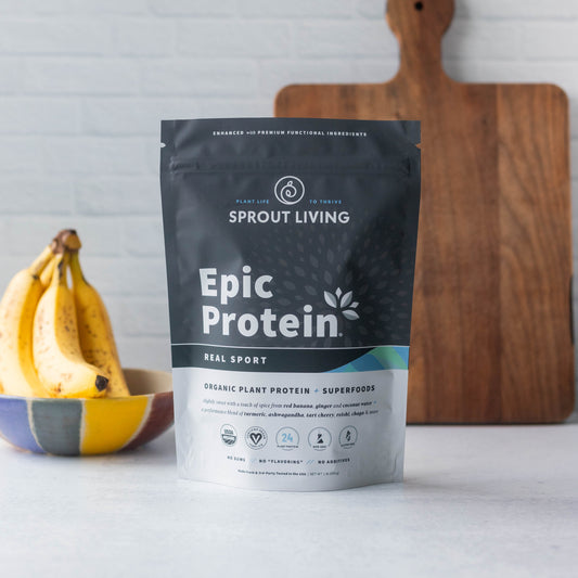 Epic Protein Real Sport 1lb Bag In Kitchen