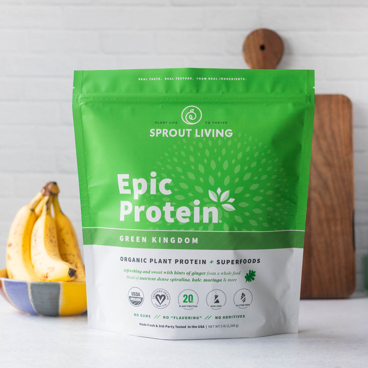 Epic Protein Green Kingdom 5lb bag in Kitchen