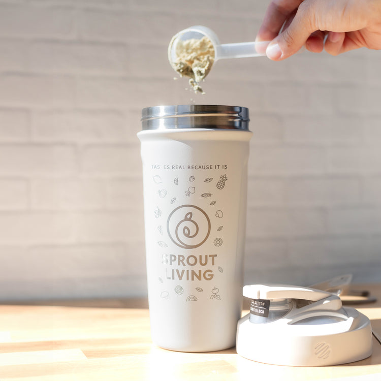 Insulated Stainless Steel Shaker Bottle - Sprout Living