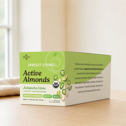Probiotic Almonds, Jalapeño Lime