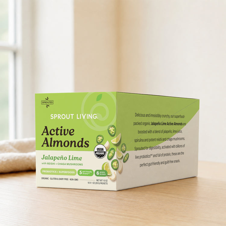 Probiotic Almonds, Jalapeño Lime