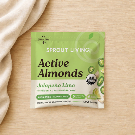 Probiotic Almonds, Jalapeño Lime, 1oz