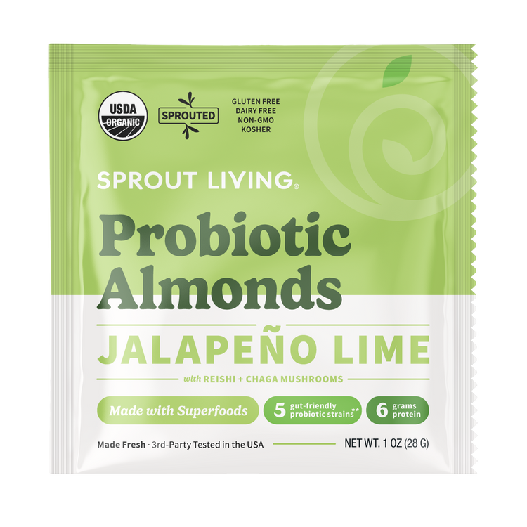 Probiotic Almonds, Jalapeño Lime