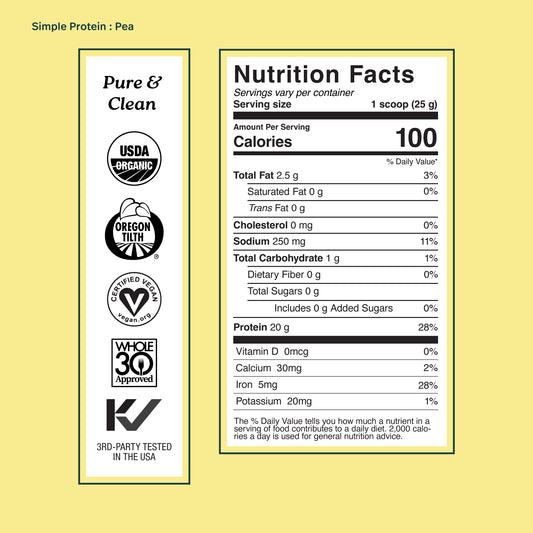 Simple Protein, Pea, 1lb