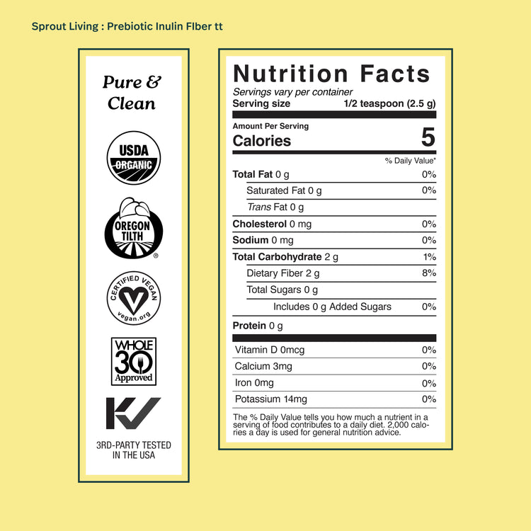 Inulin Superfood Powder, 1 lb