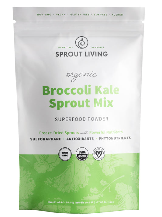 Broccoli & Kale Sprout Powder Mix, 4oz