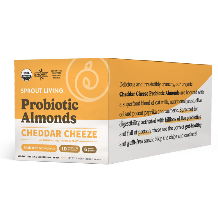 Probiotic Almonds, Cheddar Cheeze, Bulk