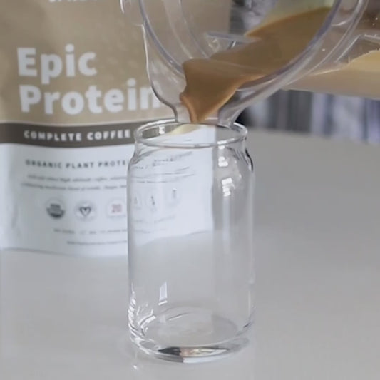 Epic Protein Complete Coffee Poured Into Glass Video
