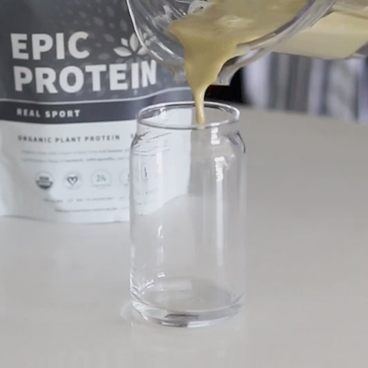 Epic Protein Real Sport Poured Into Glass Video