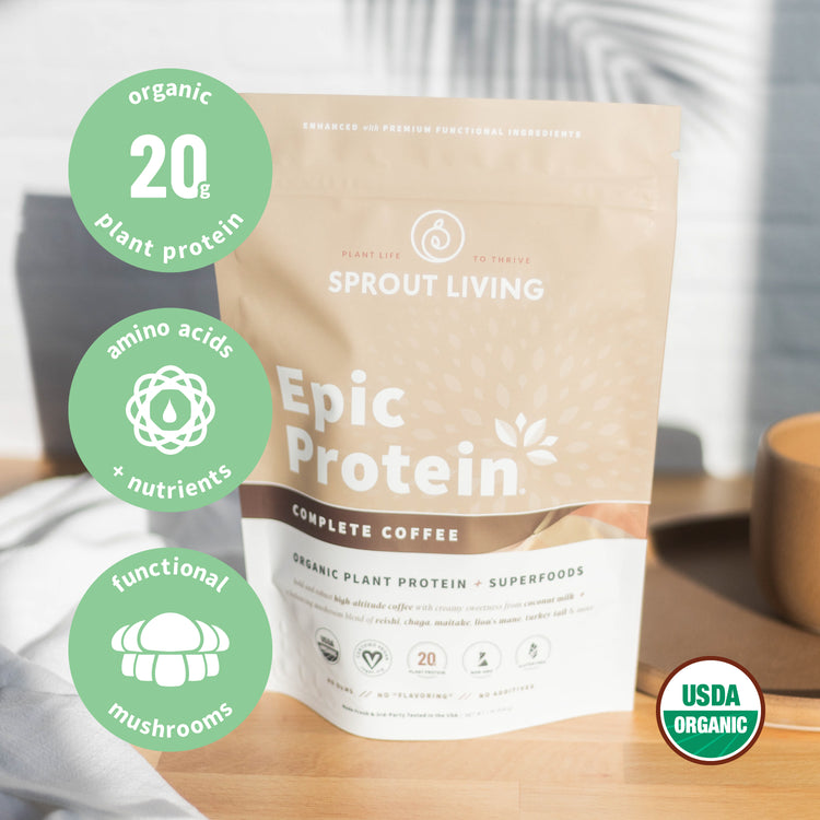 Epic Protein Complete Coffee highlights