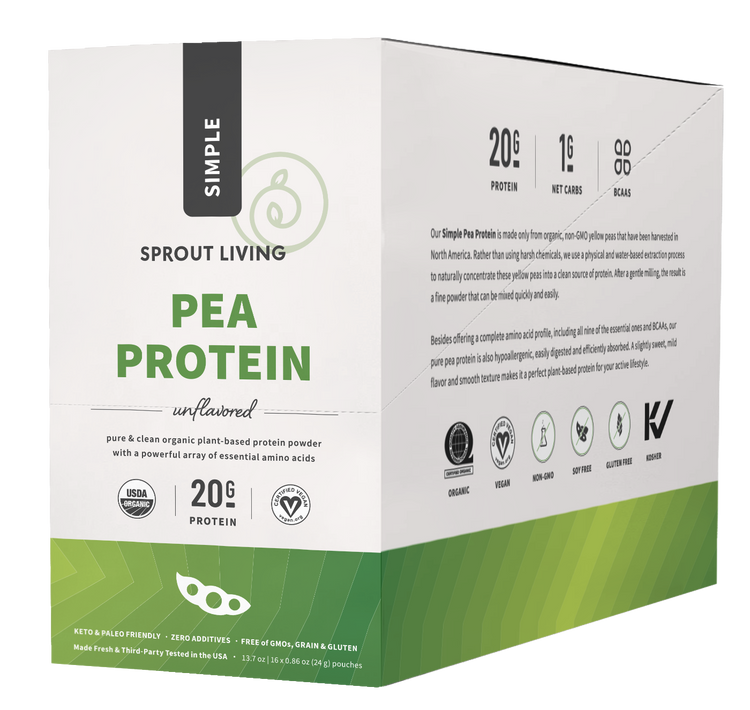 Simple Pea Protein Display Box